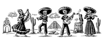 los muertos bailan al son de los mariachis. CaB.jpg