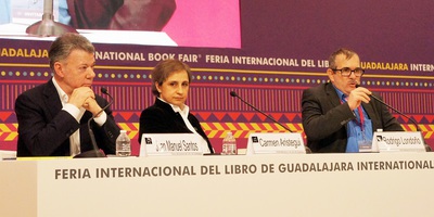 Santos y Timochenko. Fil Guadalajara 2019. Foto VI Urabá.JPG