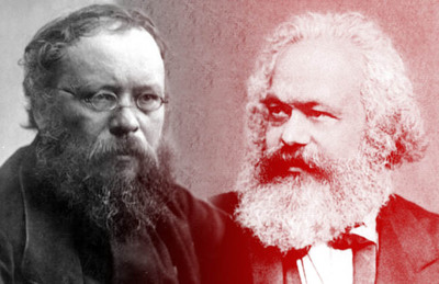 Correspondencia entre Pierre Joseph Proudhon y Karl Marx ElitealaSanjaBarbariealPoder.jpg