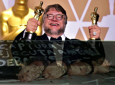 Guillermo del Toro recibe los Oscar..jpg