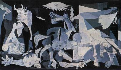 "Guernica" by Picasso, 1937 - Oil on Canvas 