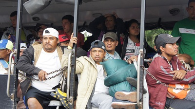 migrantes centroamericanos en Jalisco. Foto carlos de Urabá.JPG