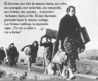 Robert Capa - Refugiados españoles caminan hacia la frontera de Francia - neo-fascismo.JPG